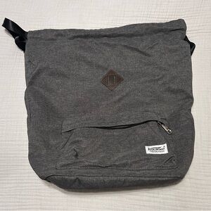 Kaukko Gray Men's Casual Canvas Backpack Tote